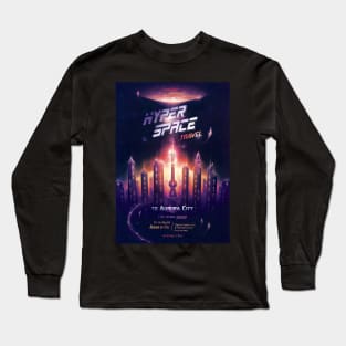 Space Travel Poster Long Sleeve T-Shirt